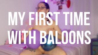 First experience with balloon fetish (QueenCronopia)