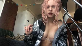 Giantess teen play with a small guy - August 05, 2022 (Minnie Milly)