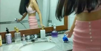tiny nympho 162097450 2021 06 25 kinky in the bathroom. buttplug and big rubber toy kiss dao vid15 tip 13.95 on this post an (tiny_nympho)