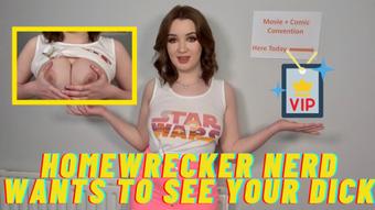Homewrecker Nerd Wants To See Your Cock (Lana Harding)