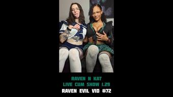 Lesbian Tentacle Dildo Fuck Live Show (RavennDick)