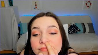 nose playing fetish (Nizy_Soft)