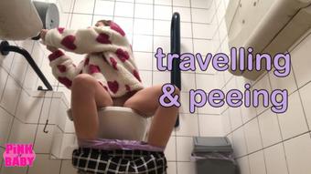 travel pee compilation (pinkbaby24)