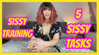 5 Daily Sissy Training Tasks - January 24, 2025 (Yourhikerbabe)