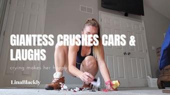 Giantess Smashes Toy Cars (LinaBlackly)