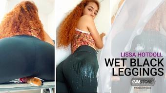 WET BLACK LEGGINS (lissadollhot)