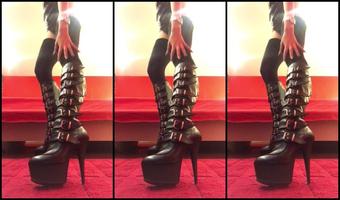 Worship my leather boots with buckles - December 05, 2017 (Goddess Helen)
