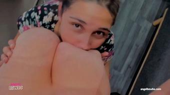 Claraboobies gets her huge tits sucked (AngelBewbs)
