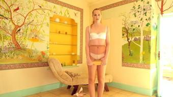Ariel Anderssen Waiting For Paddling In Pantyhose (Ariel Anderssen)