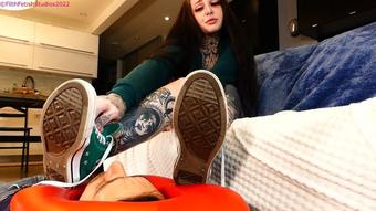 Bratty School Girl Foot Worship (Blazed Brat)
