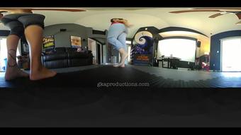 VR360* Caught Watching Giantess Yoga (Ginary)