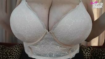 Beige Lace Bra (Maria Moore)