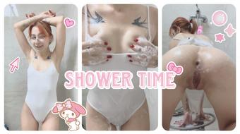 HOT GFE SHOWER TEASE / WET AND SOAP BODYSUIT (cutielanalova)
