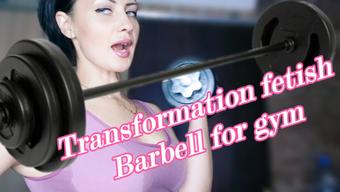 Strong Goddess transforms you into gym barbell (JuliaCrown)